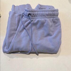 Nike Lilac size S joggers Sweatpants with Black and Green Accents